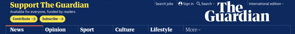 Guardian header